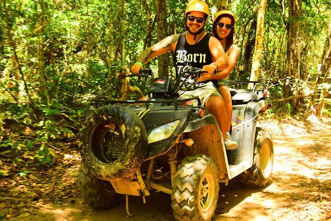 5-in-1 Adventure in Cancun: ATVs, Ziplines, Speed Boat, Snorkel and Cenote Swim - Puerto Morelos Reef Park: speed boat + snorkeling setup