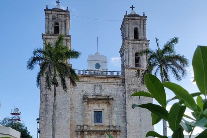 5x1: Chichen Itza + Suytun & Ikkil Cenote + Buffet + Valladolid - Valladolid: San Servacio Church and quick textile browsing