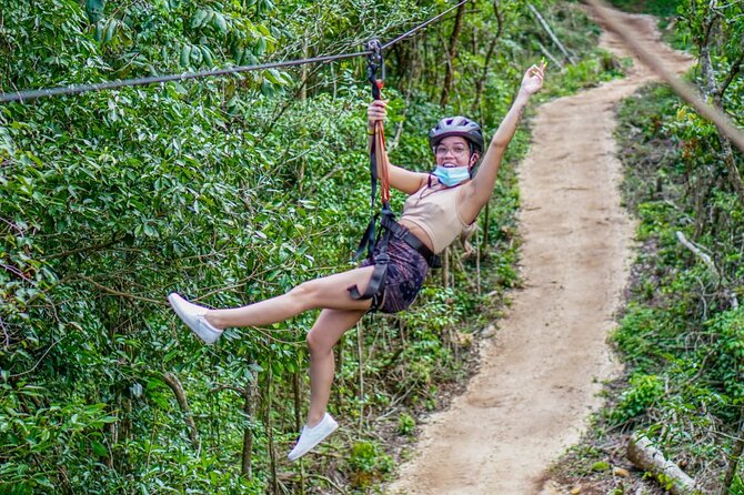 Adrenaline experience from Cancun Atvs Ziplines and a Mayan Cenote - Guides: Safety Talk, Jokes, and Getting Everyone Through