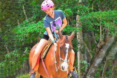 ATV Circuit in Cancun, Horseback Riding, Zip Lines, Cenote, lunch - The Zip Line Circuit: Suspension Bridge and a Spider Web Moment
