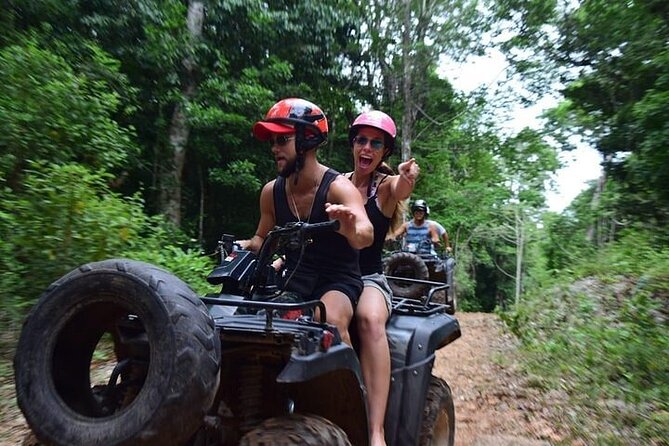 ATV Tour, Zip Lines, Horseback Riding, Cenote and Tequila Tasting - Zip lines, suspension bridges, and the spider-web segment