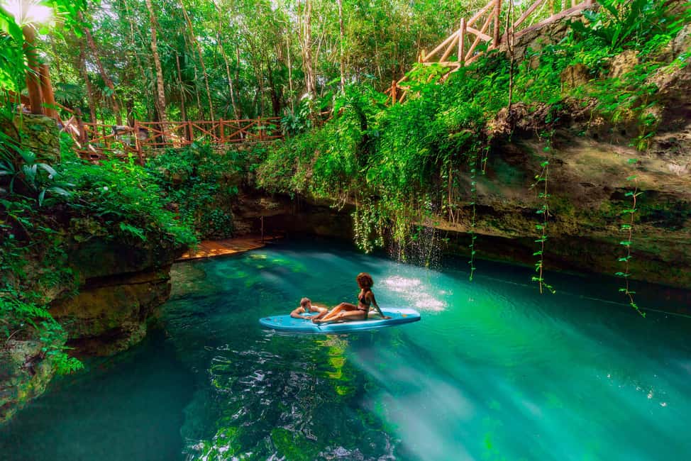 Cancún: Cenotes Adventure with Tequila Tasting & Mayan Snack - Pickup and the jungle-to-park reality check