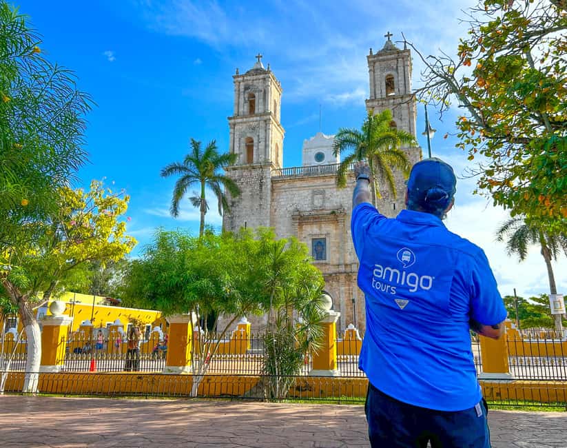 Cancun: Chichen Itza, Cenote & Valladolid Tour with Lunch - Skip-the-ticket-line Chichén Itzá with a guide who brings the carvings to life