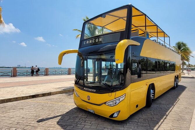 Cancun City Sightseeing and Shopping Tour on a Double Decker bus - El Meco Mayan Ruins: The Stop Worth Your Insect Repellent
