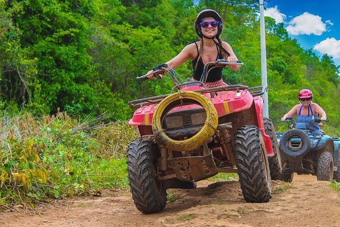 Cancun Combo Tour: ATV and Zip- lines with Cenote Swim - Zip lines in the Mayan jungle: harnessed flying with a safety-first setup