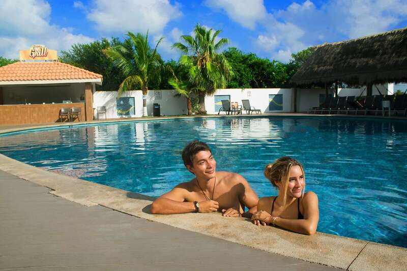 Cancún: Dolphin Encounter on Isla Mujeres with Buffet - What you do after: pool time, sun, and a buffet that actually helps
