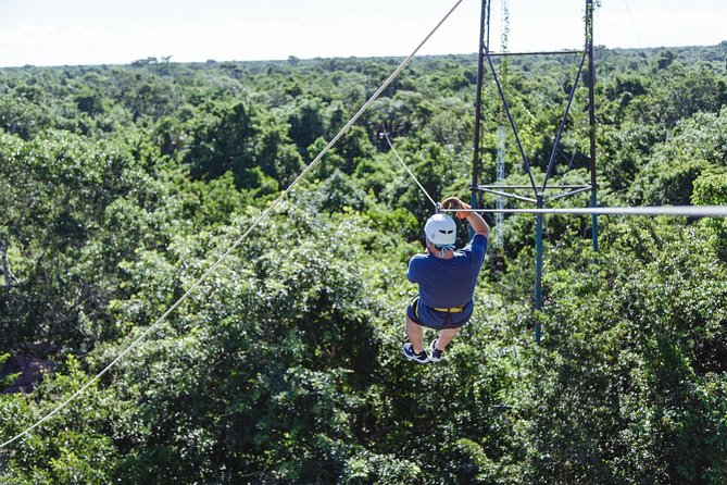 Cancun Extreme Zipline Canopy Tour - Getting harnessed and ready: what that safety briefing looks like