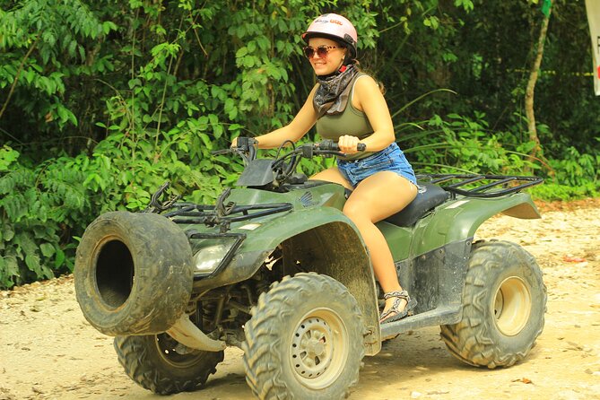 Cancun Mayan Pass: ATV, Cenote, Zipline, Transportation & Horses - ATV Through the Mayan Jungle: 30 Minutes of Rocks, Roots, and Control