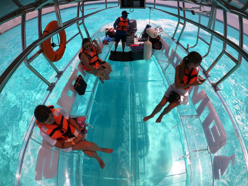 Cancún: Nichupté Lagoon Transparent Boat Tour with Drinks - Comfort, Sun, and Motion Sickness: Plan Like a Pro