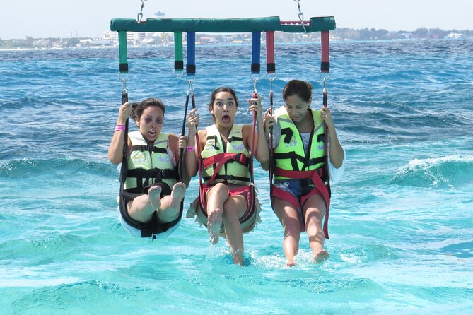 Cancun Parasail Open Schedule - Landing Back on the Boat: The Optional Water Splash