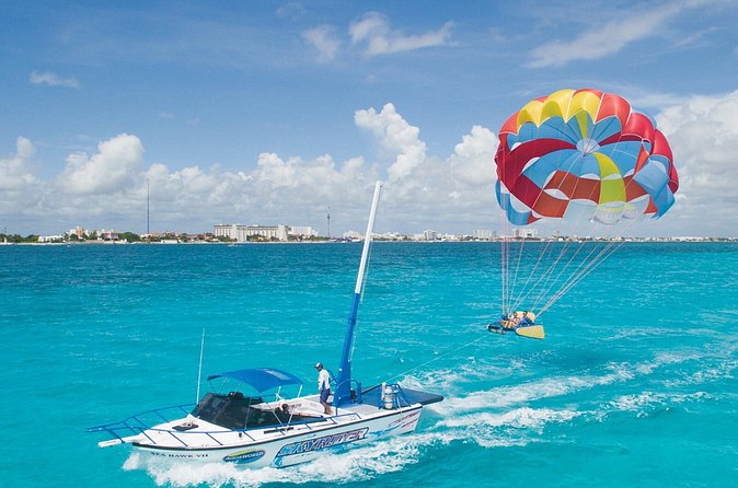 Cancun Parasailing Adventure - The Boat Ride Piece: Short, But Part of the Experience