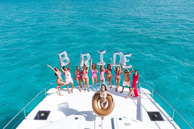 Cancun: Private Catamaran Bachelorette Party – 51' Leopard - Why this 4-hour private charter feels made for bachelorettes
