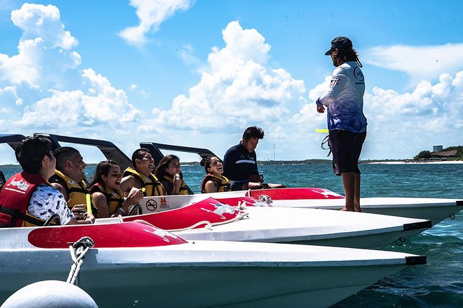 Cancun speedboat and snorkel tour: shared speedboat - Weather and safety: when snorkeling gets replaced