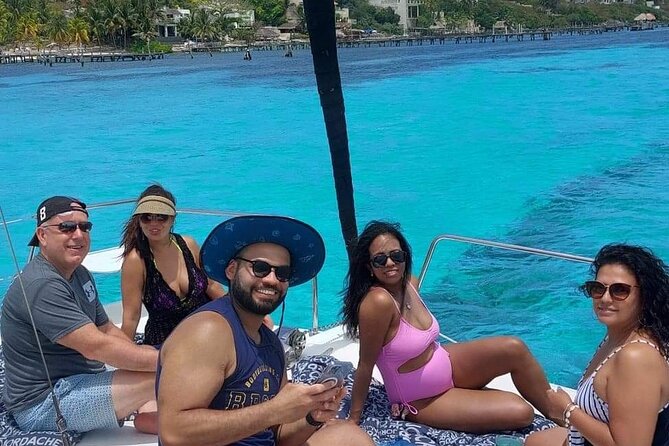 Cancun to Isla Mujeres Private Catamaran Cruising Snorkeling Fun! - Playa Norte beach club: lunch option plus island time