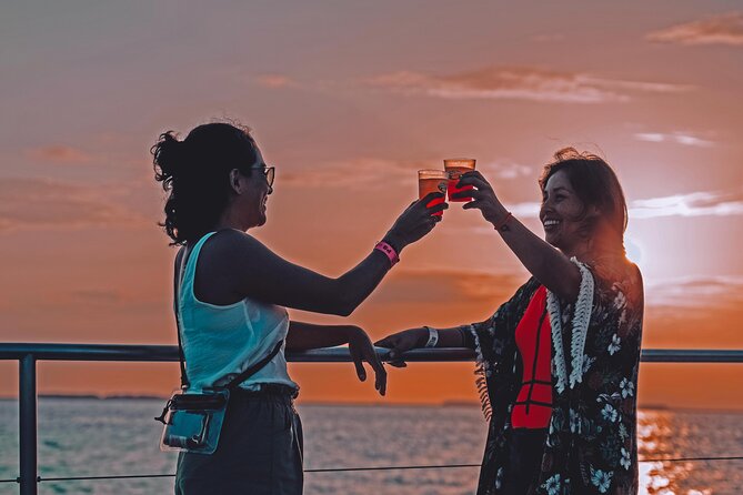 Catamaran Sunset Cruise to Isla Mujeres from Cancun - Live Music and Crew Energy: Saxophone Spotlight at Sea