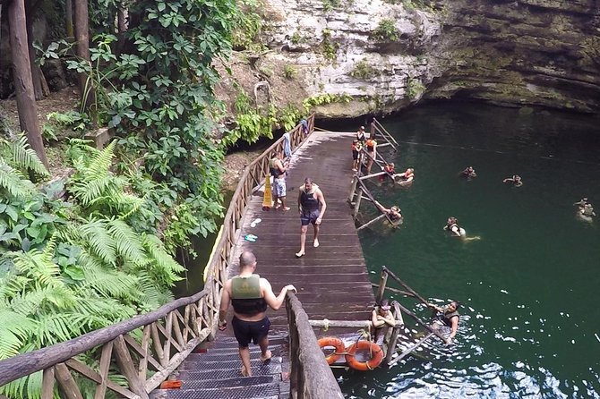 Chichen Itza Day Trip Exclusive Nool-Ha Cenote & Valladolid Visit - The Cenote Break: Cenote Nool-ha and Your Swim
