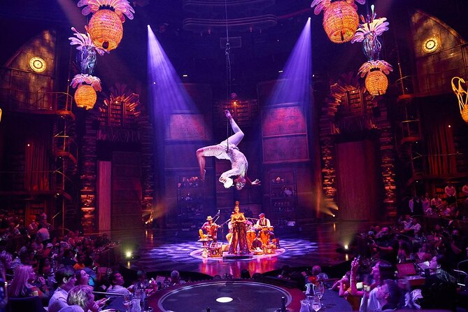 Cirque du Soleil JOYÀ Admission Tickets - Food and drinks: what’s included, and how to handle substitutions