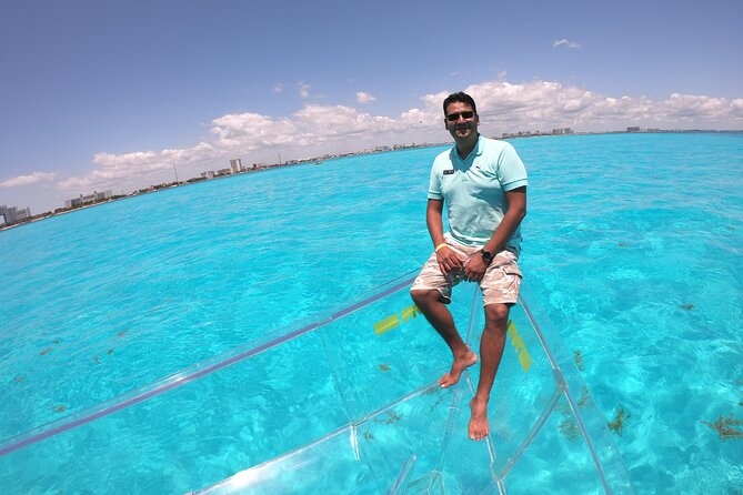 Clearboat: Glass-bottom boat ride to the Caribean Sea - The photo moment reality: cool pictures, but know what can take time