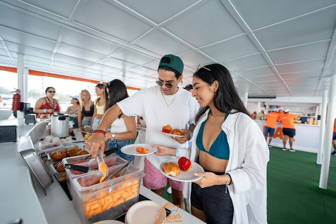 Dancer Cruise Isla Mujeres Snorkel Food and Drinks Included - Stop 2: Arrecife El Meco Snorkeling + Slide and Trampoline