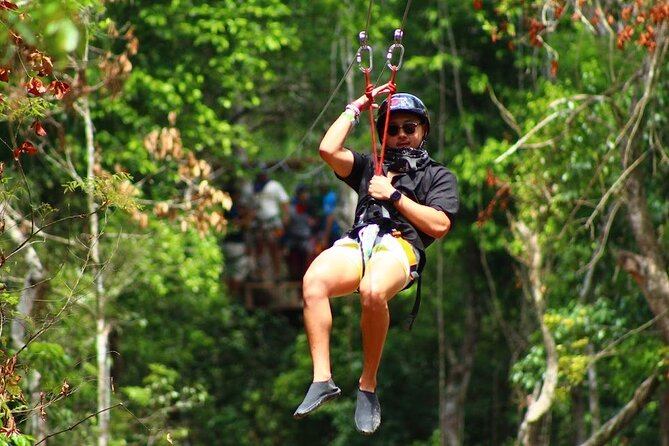 Day Tour with ATV, Zipline and Cenote Adventure from Cancun - Mayan Jungle Rush near Puerto Morelos: the day’s big idea