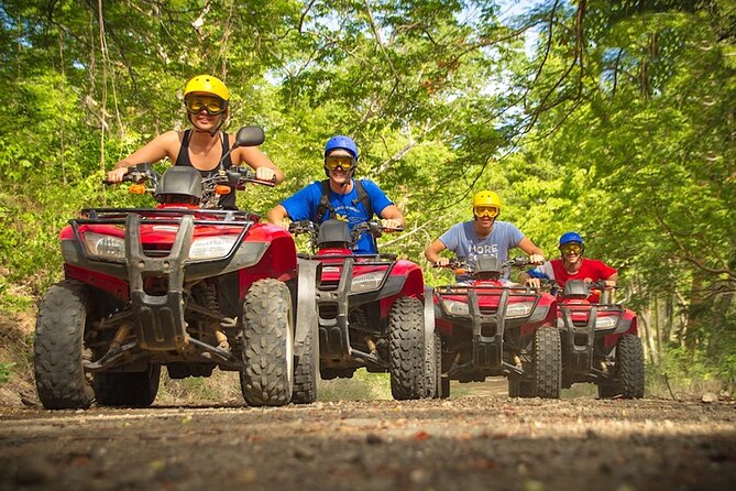 Family ATV Cenote Five Zip Lines Photos Taco Lunch Tequila Taste - Key Highlights at a Glance