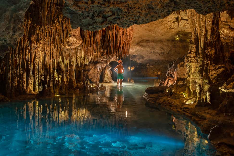From Cancun: Xplor Park Admission, Full Day - Underground river tour: the calm-before-the-adrenaline start