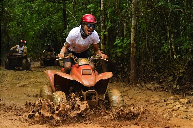 Horseback Riding + ATV + Cenote + Zip-Line from Cancun and Playa del Carmen - Tequila tasting, snacks, and the people who make it feel fun