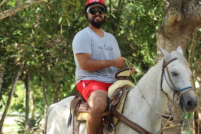 Horseback Riding Cenote, Zipline.Transportation & Tequila Tasting - Freshwater cenote: swim time in a massive limestone cave system