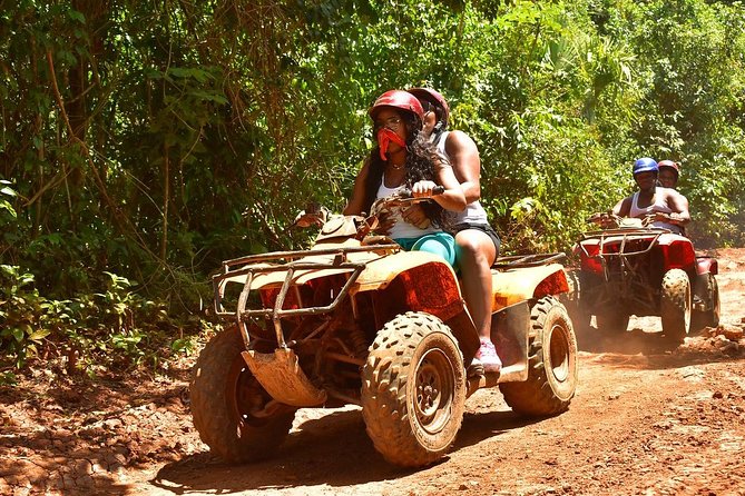 Horseback Riding plus ATV, Cenote, Ziplines, and Lunch - Inside the park complex: how La Ruta de los Cenotes runs
