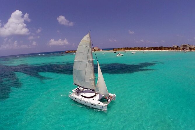 Isla Mujeres Catamaran, Open Bar & Optional Buffet and pick up - Snorkeling at Arrecife El Meco: Time in the Water, Plus Real Safety Boundaries