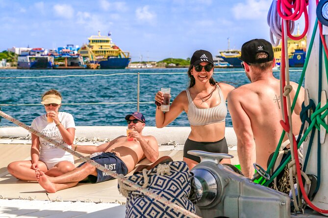 Isla Mujeres Catamaran Tour with Open Bar, Lunch and Snorkeling - Spinnaker flying: the thrill moment that can cost extra