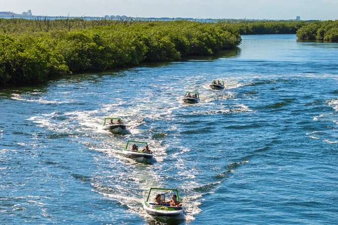 Jungle Tour adventure Cancun Speed Boat Through Mangrove - Timing: 45 minutes that work as a “plan B” or a “main event”