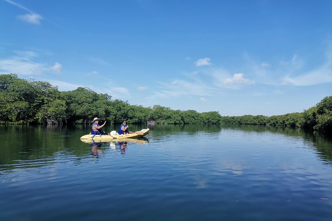 Kayak TOUR POR Laguna Nichupte Cancun - Route logistics: finding the meeting point can be the trick