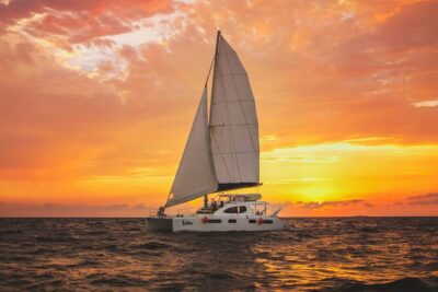 Luxury Sunset Sailing Cruise in Cancun with Light Dinner and Open Bar - Boarding experience on a catamaran: comfort, sightlines, and crew attention