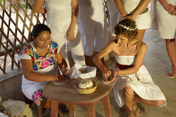 Night Mayan Temazcal Purification Ceremony - Hot chocolate in a Maya jícara and a dinner that feels like a real home