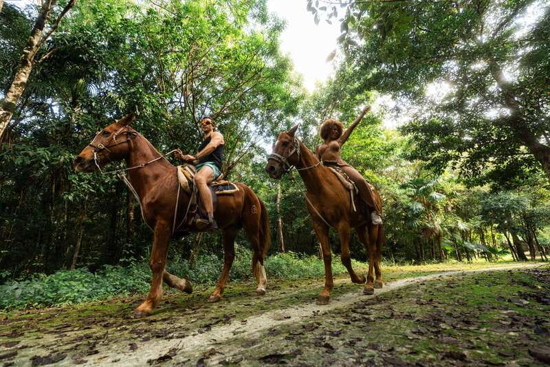 Riviera Maya: Horseback Ride, Zipline, and ATV Adventure - A 5-hour mix of jungle rides, treetop ziplines, and a cenote swim