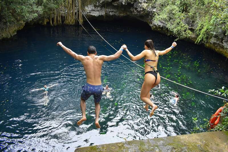 Riviera Maya: Horseback Ride, Zipline, and ATV Adventure - Cenote Verde Lucero swim: freshwater calm after the adrenaline