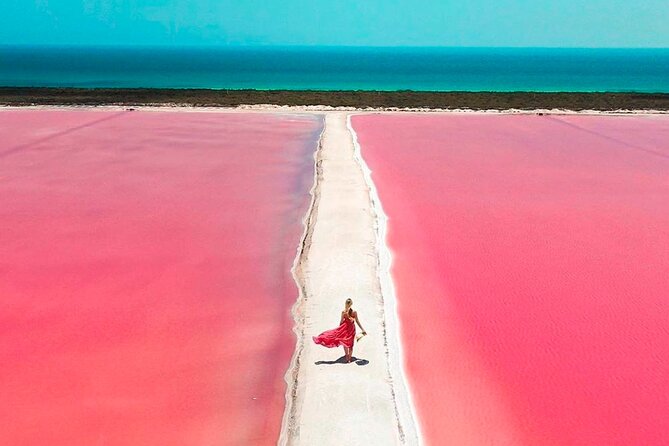 Safari in Rio Lagartos, Coloradas and Mayan Bath - Playa Las Coloradas rinse-off beach time
