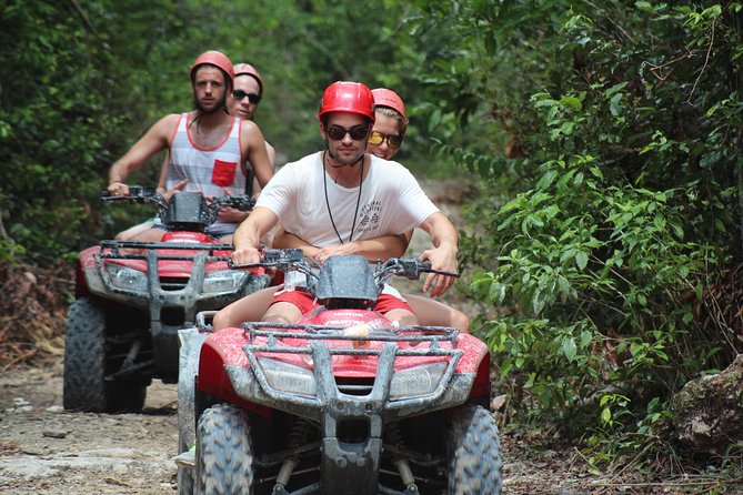 The best ATVs, zipline, cenote tour with lunch and transportation - Safety, helmets, and the tip reality